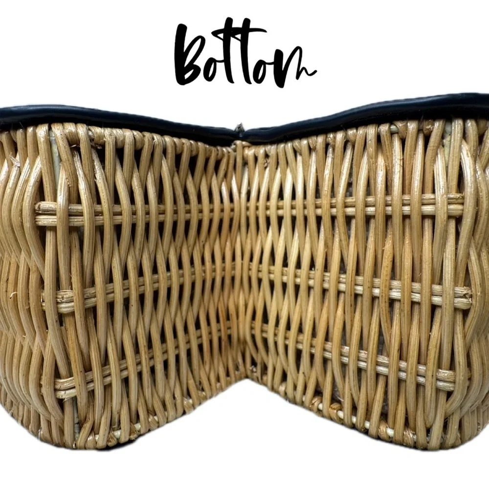 Kate Spade Wing It Butterfly Wicker Satchel/Crossbody Novelty Collector Bag